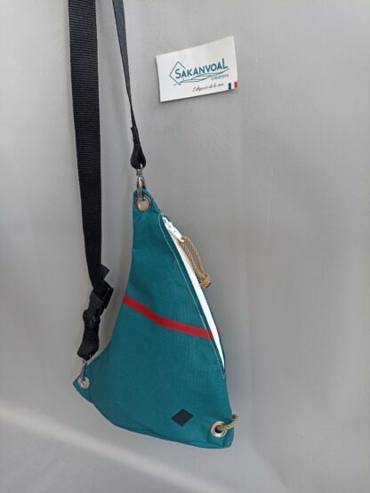 Sac voile ventral SOLENT Turquoise bv rouge