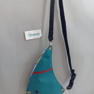 Sac voile ventral SOLENT Turquoise bv rouge